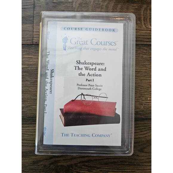 Great Courses Teaching Company Shakespeare The Word and The action Pt 1 - Picture 1 of 3